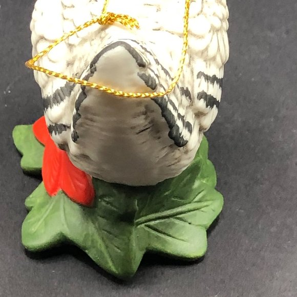 Andrea by Sadek FRENCH HEN ORNAMENT w/ 1991 Box Porcelain Bisque Hand-Painted - Picture 11 of 15